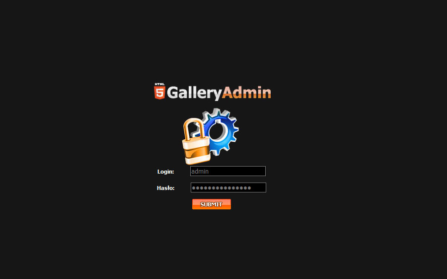 HTML5 GalleryAdmin
